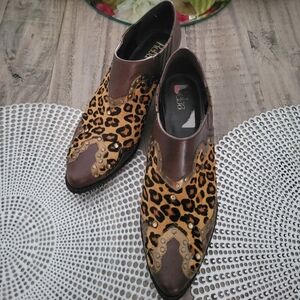 Reba Leana Leather Booties